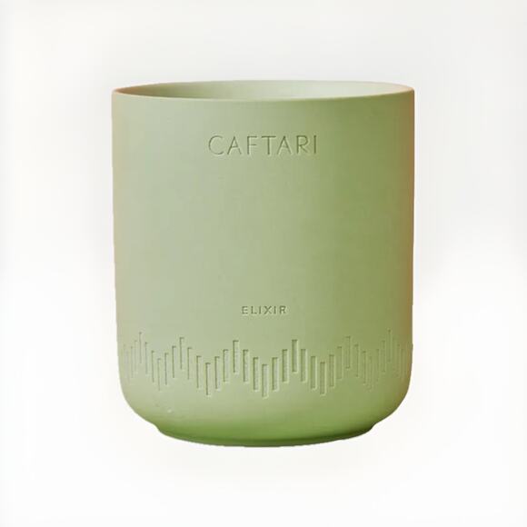 New Caftari Luxury Aromatherapy Candle "Elixir" Bergamot Mandarin Tea Accord - Picture 3 of 3